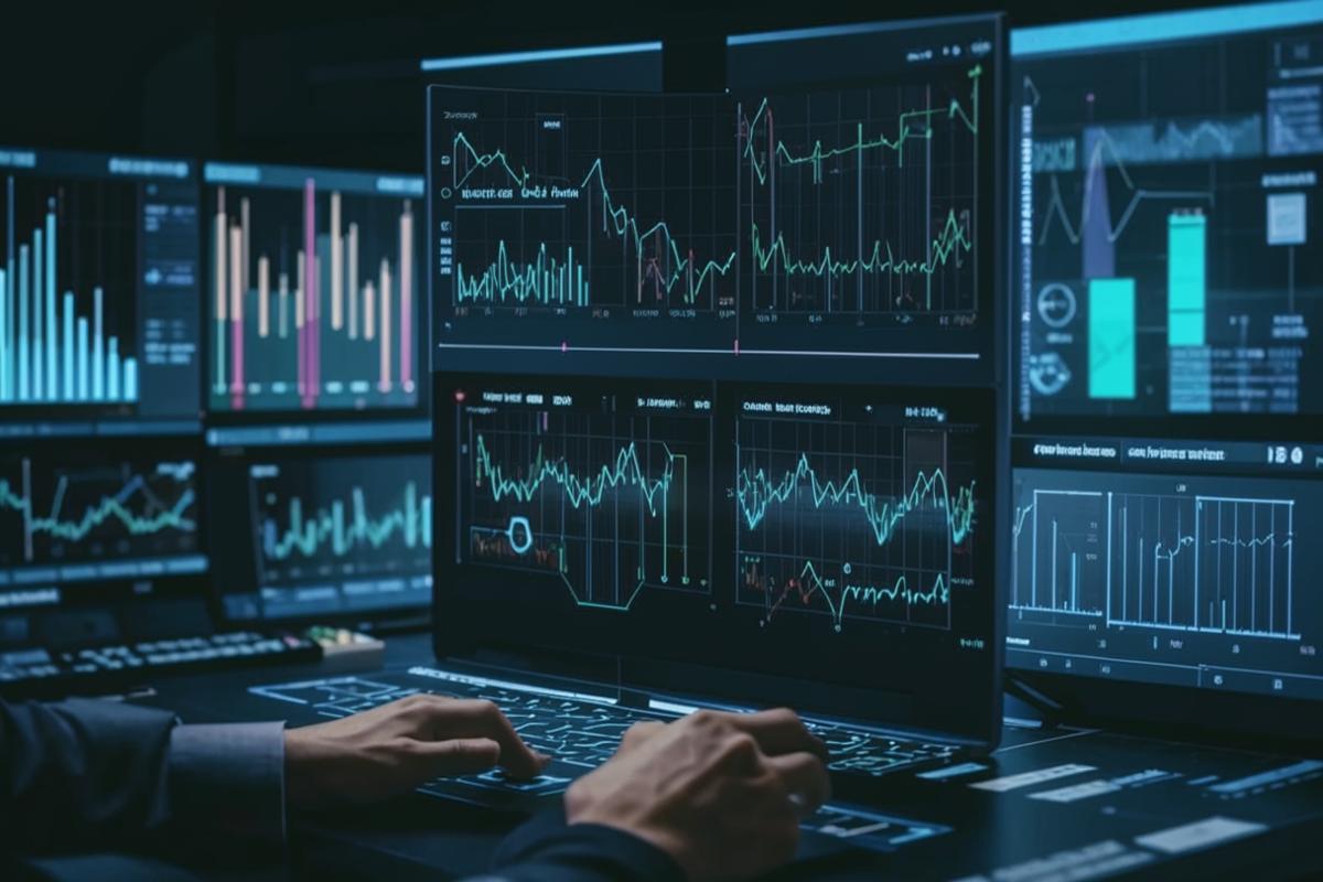 AI model optimizing financial risk assessment