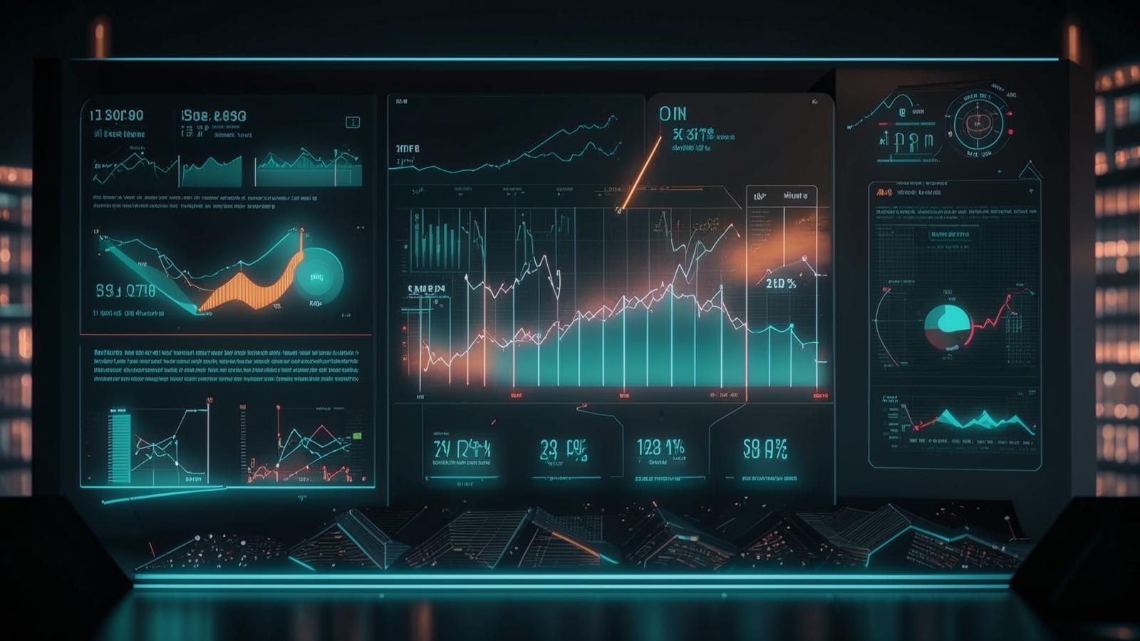 Retail optimization dashboard with AI overlays