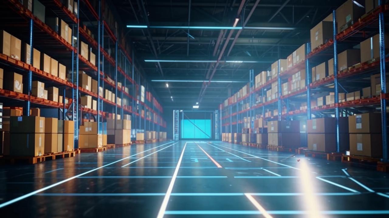 AI managing logistics routes and inventory
