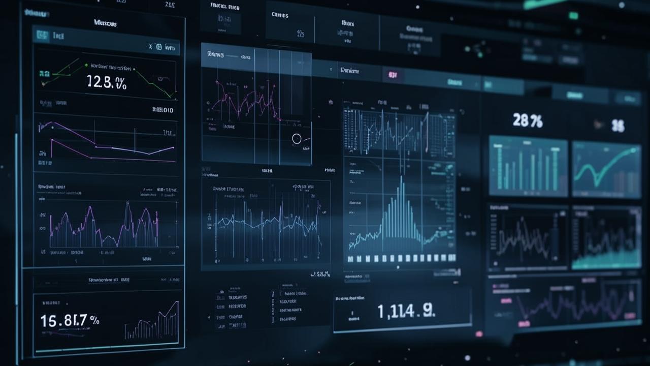 Illustration of predictive analytics interface